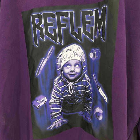 レフレム REFLEM サイキックベイビー プリント オーバーサイズスウェット メンズ FREE
