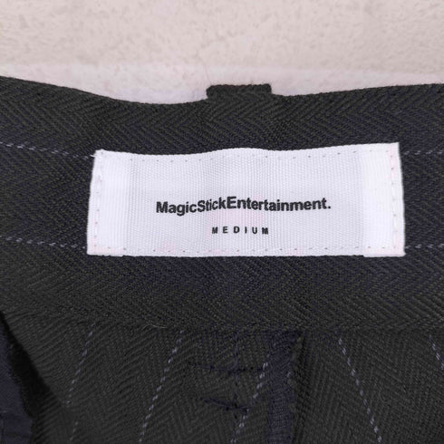 マジックスティック MAGIC STICK ENTERTAINMENT YAKUZA PIN-STRIPES CROPPED TROUSERS メンズ JPN:M