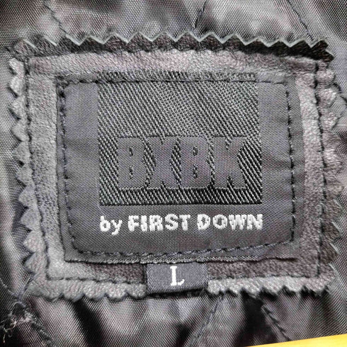 ファーストダウン FIRST DOWN BXBK by スイングトップ ラムレザージャケット メンズ L