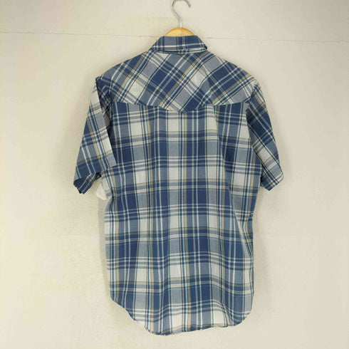 プレインズ PLAINS WESTERN WEAR ウエスタン半袖シャツ 襟芯 メンズ import:M