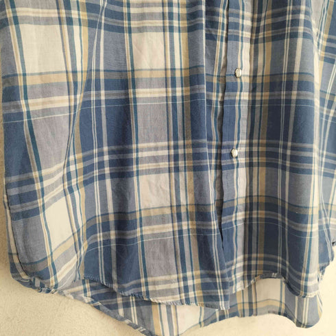 プレインズ PLAINS WESTERN WEAR ウエスタン半袖シャツ 襟芯 メンズ import:M