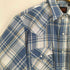 プレインズ PLAINS WESTERN WEAR ウエスタン半袖シャツ 襟芯 メンズ import:M