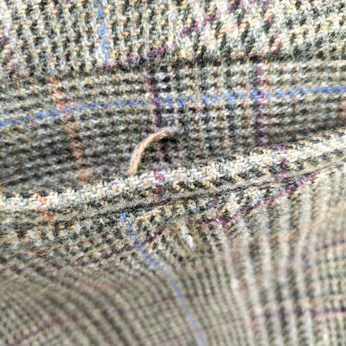 ラルフローレンパープルレーベル RALPH LAUREN PURPLE LABEL イタリア製 アンゴラ混グレンチェックウールスラックス メンズ 30