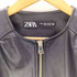 ザラ ZARA フェイクレザージャケット レディース import:M