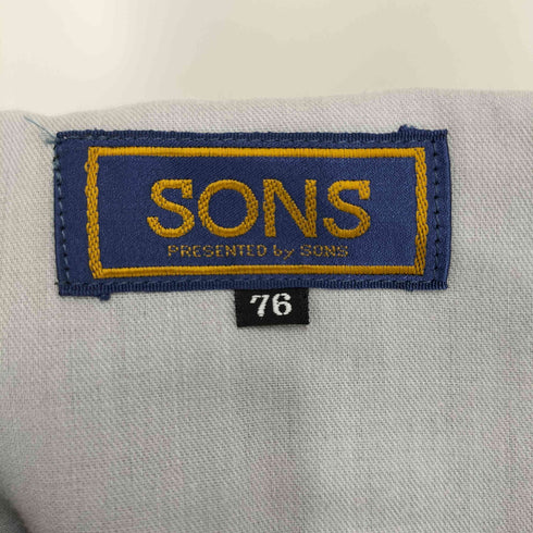 SONS ヘリンボーンウールスラックス メンズ 76