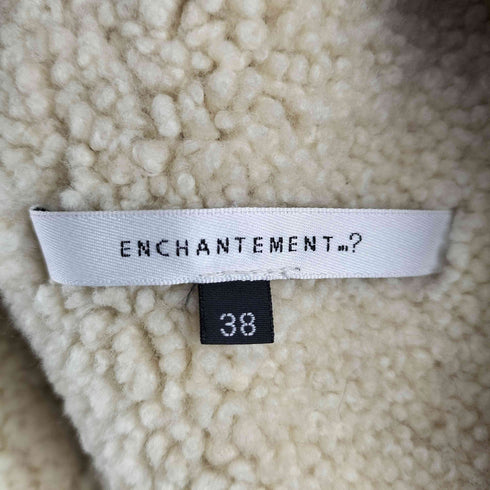 ルシェルブルー LE CIEL BLEU ENCHANTEMENT...? フォックスファーラムレザーコート レディース JPN:38