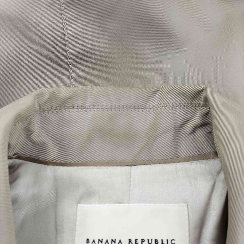 バナナリパブリック BANANA REPUBLIC サテン調 トレンチコート レディース S
