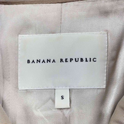 バナナリパブリック BANANA REPUBLIC サテン調 トレンチコート レディース S