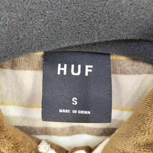 ハフ HUF KRAMER LS VELOUR SHIRT メンズ import:S