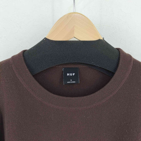 ハフ HUF ロゴ刺繍 サーマルカットソー メンズ import:S