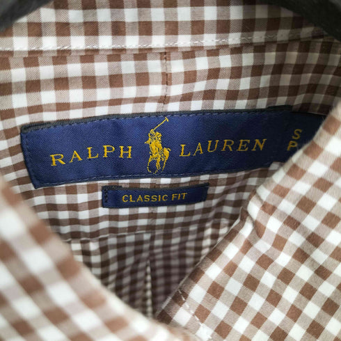 ラルフローレン RALPH LAUREN CLASSIC FIT ギンガムチェックシャツ メンズ JPN:S