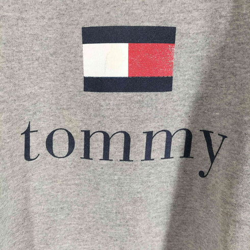 トミーヒルフィガー TOMMY HILFIGER 90-00s メキシコ製 フロントビッグロゴプリント スウェット メンズ import:XL
