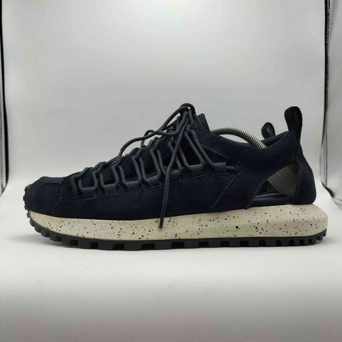 エンポリオアルマーニ EMPORIO ARMANI ハイキング レース パンチング スエード ニット スニーカー メンズ EUR:43
