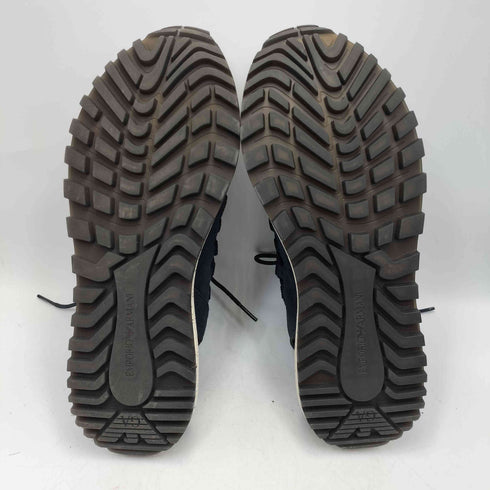 エンポリオアルマーニ EMPORIO ARMANI ハイキング レース パンチング スエード ニット スニーカー メンズ EUR:43