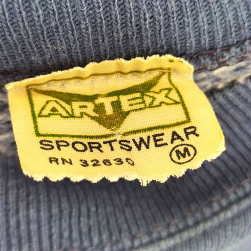 アーテックス ARTEX 60S プリント 3段フロッキープリント スウェット メンズ JPN:M