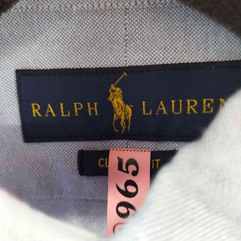 ラルフローレン RALPH LAUREN CLASSIC FIT スモールポニー刺繍ボタンダウンL/Sシャツ メンズ JPN:XS