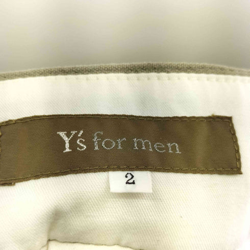ワイズフォーメン Ys for men 90S 茶タグ ストレートチノパンツ メンズ JPN:2