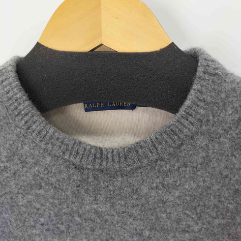 ポロラルフローレン POLO RALPH LAUREN ウール100% スモールポニー刺繍バイカラー切替セーター レディース JPN:S