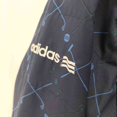 アディダス adidas クラブチェックプリントウォームライト 中綿ジャケット メンズ JPN:M