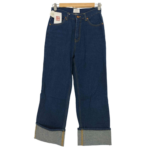 VINTAGE KING ロールアップデニム レディース JPN:L