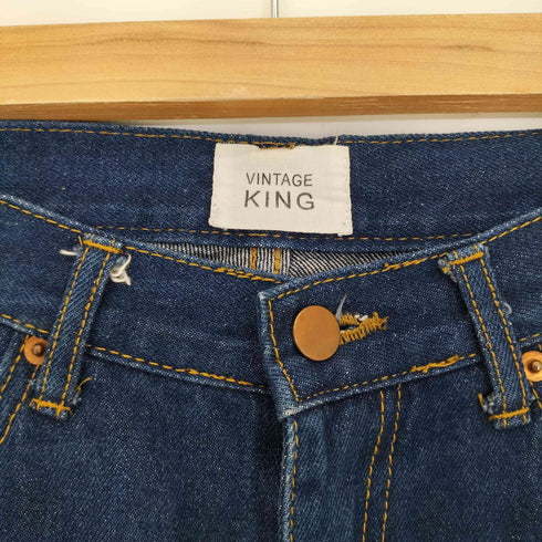 VINTAGE KING ロールアップデニム レディース JPN:L