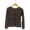 レイビームス Ray BEAMS シアー チェック クルーネック トップス レディース