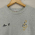 フルーツオブザルーム FRUIT OF THE LOOM 90s MADE IN USA フロント刺繍デザイン スウェット メンズ JPN:XL