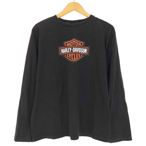 ハーレーダビッドソン HARLEY-DAVIDSON ©2001 NEW YORK CITY ロングスリーブTシャツ ロンT メンズ import:M