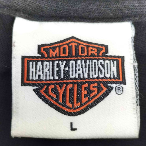 ハーレーダビッドソン HARLEY-DAVIDSON ©2001 NEW YORK CITY ロングスリーブTシャツ ロンT メンズ import:M