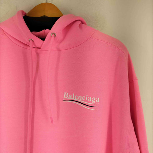 バレンシアガ BALENCIAGA キャンペーンロゴ プルオーバーパーカー メンズ XS