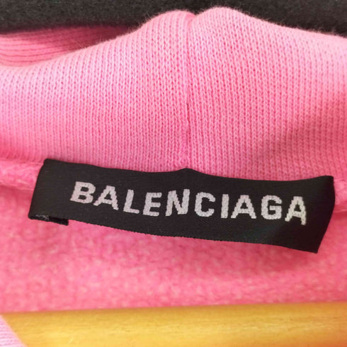 バレンシアガ BALENCIAGA キャンペーンロゴ プルオーバーパーカー メンズ XS