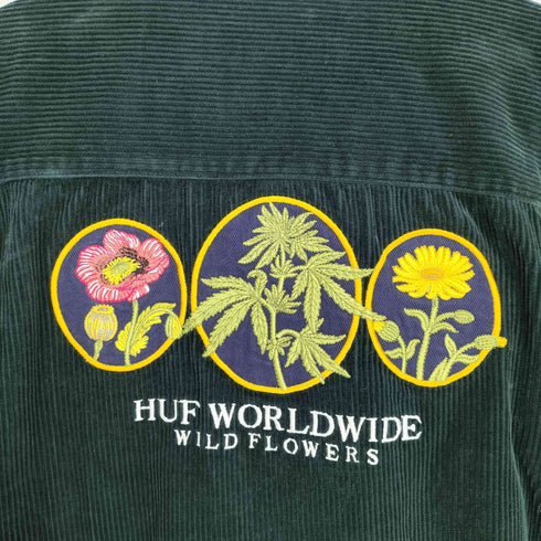 ハフ HUF WILD FLOWERS 3 CORD SHIRT メンズ JPN:M