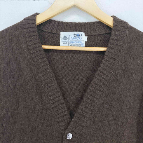 top spot MADE IN MACAO ウールカーディガン メンズ import:L