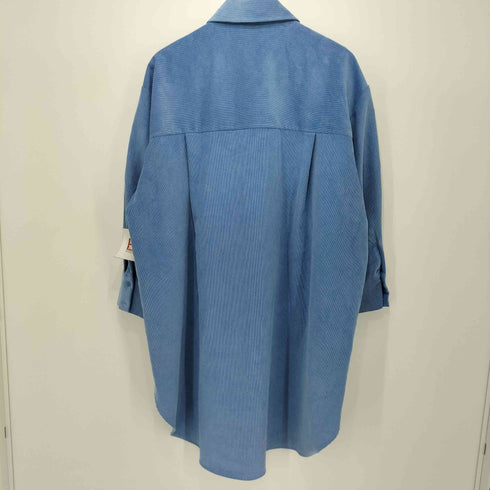ザラ ZARA コーデュロイ オーバーサイズシャツ レディース import:S