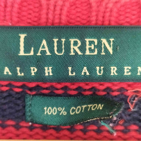 ローレンラルフローレン LAUREN RALPH LAUREN ボーダー コットンニット メンズ