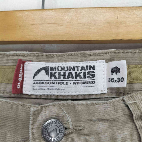 MOUNTAIN KHAKIS CLASSIC FIT 細畝コーデュロイストレートパンツ メンズ 36x30