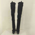 イエロー YELLO ニーハイブーツ ウッドクリスタルヒール レディース JPN:S