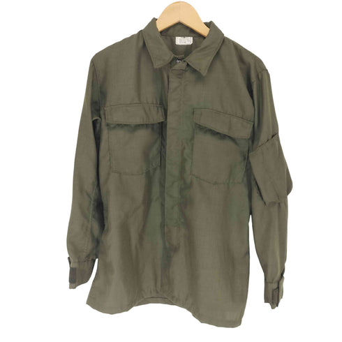 ユーエスアーミー U.S. ARMY 70s 71年会計 Nomex 難燃 ノーメックス ヘリクルーシャツ GRIPPER ZIPPER メンズ MEDIUM-REGULAR