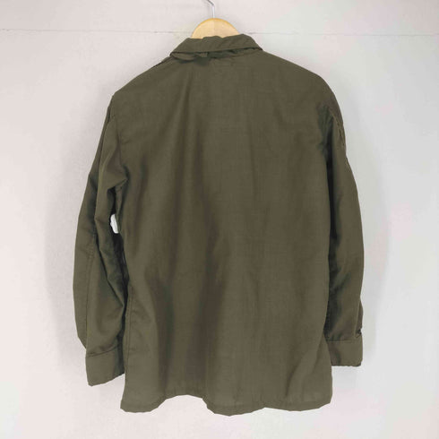 ユーエスアーミー U.S. ARMY 70s 71年会計 Nomex 難燃 ノーメックス ヘリクルーシャツ GRIPPER ZIPPER メンズ MEDIUM-REGULAR
