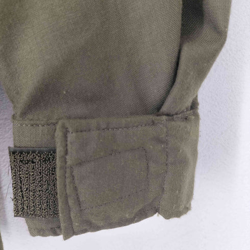 ユーエスアーミー U.S. ARMY 70s 71年会計 Nomex 難燃 ノーメックス ヘリクルーシャツ GRIPPER ZIPPER メンズ MEDIUM-REGULAR