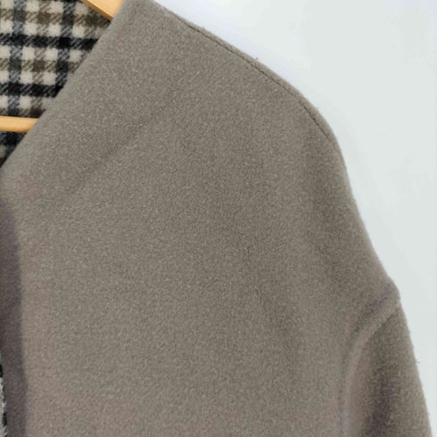 ルグラジック le glazik ウール リバーシブル カラーレスコート レディース 36