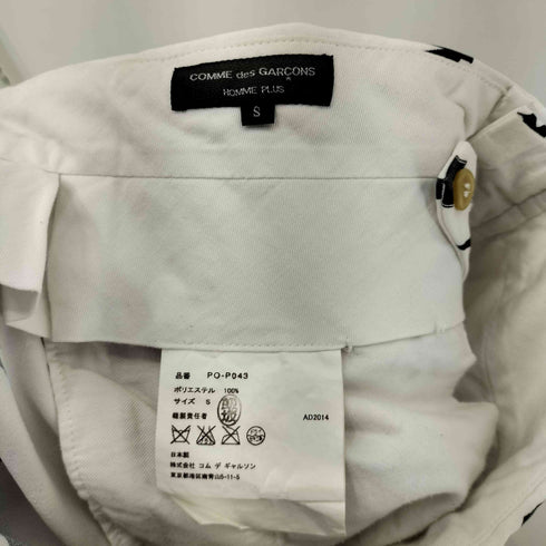 コムデギャルソンオムプリュス COMME des GARCONS HOMME PLUS AD2014 15SS 総柄 ポリ ハーフパンツ メンズ JPN:S