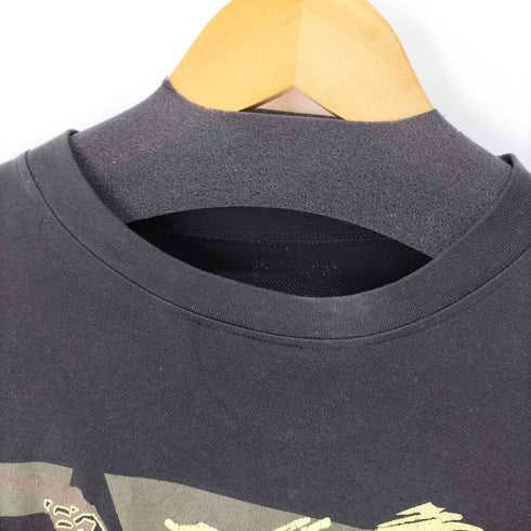 プリント クルーネック L/S Tシャツ メンズ