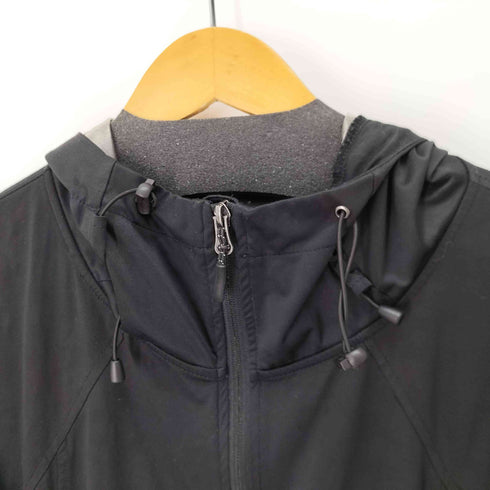 RAFFRULE ジップアップフーデッドジャケット 裾ドローコード バラクラバ メンズ