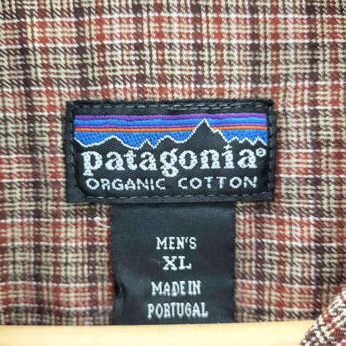 パタゴニア patagonia ORGANIC COTTON チェックシャツ メンズ JPN:XL