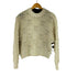 ザラ ZARA Cream Textured Knit Sweater with Pearl Beads レディース import:S