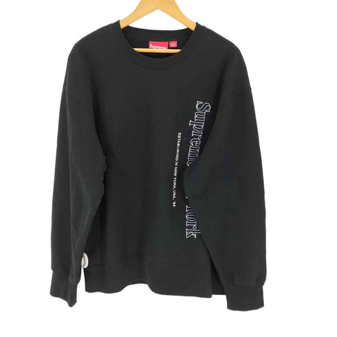 シュプリーム Supreme side logo crewneck メンズ JPN:L