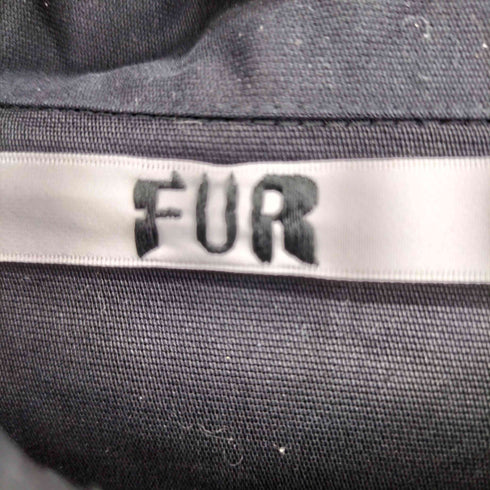 ファーファー furfur fur創設期 フリルレイヤードシャツ シルク混 レディース