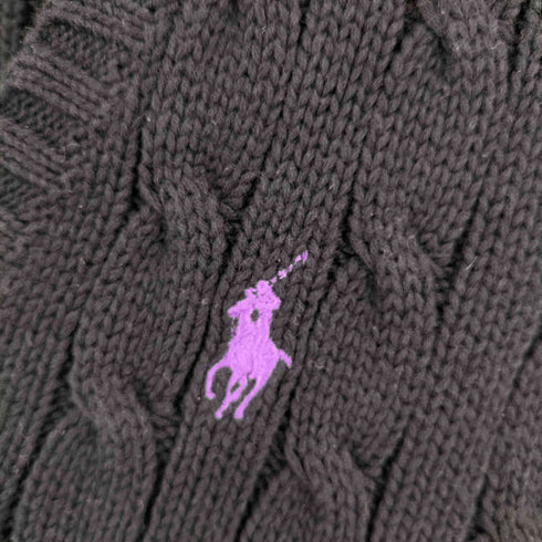 ラルフローレンスポーツ RALPH LAUREN SPORT Vネック ケーブルニット レディース JPN:M