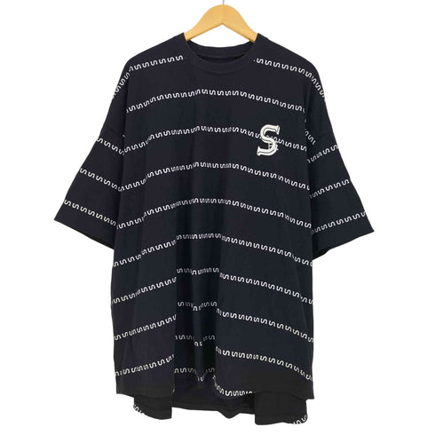 シーシー SEE SEE 24SS SUPER BIG ROUND SS TEE NEW-Sボーダー メンズ JPN:XL